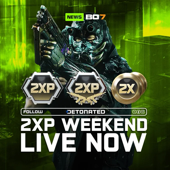 2XP Weekend Live Now - Black Ops 7 Season 4