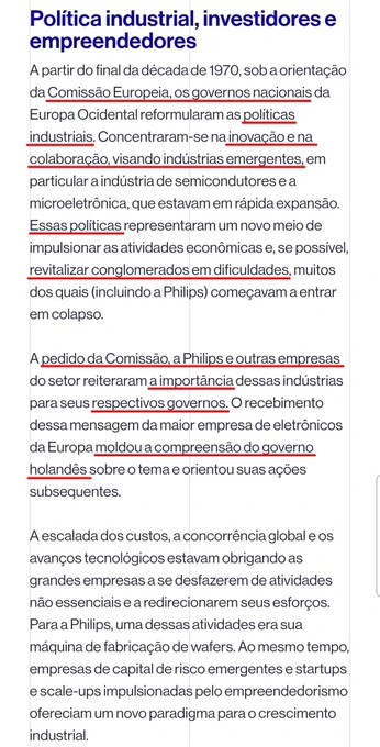 ASML/Philips e a política industrial da Holanda e Europa