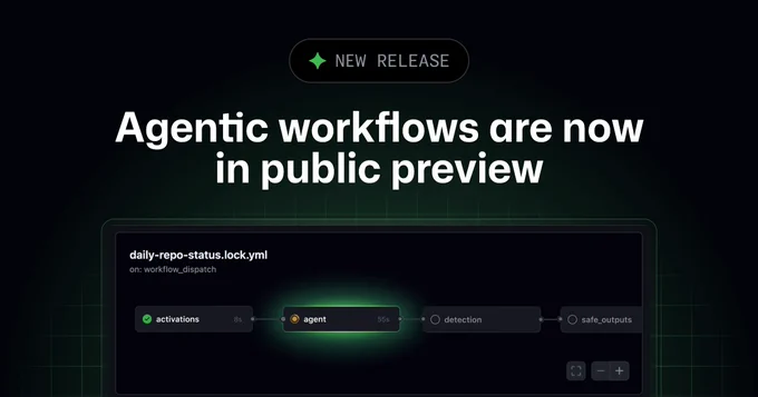 New release: Agentic workflows are now in public preview