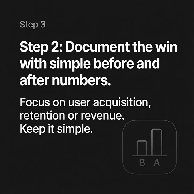 Focus on real numbers that matter: more downloads, better retention, higher revenue.