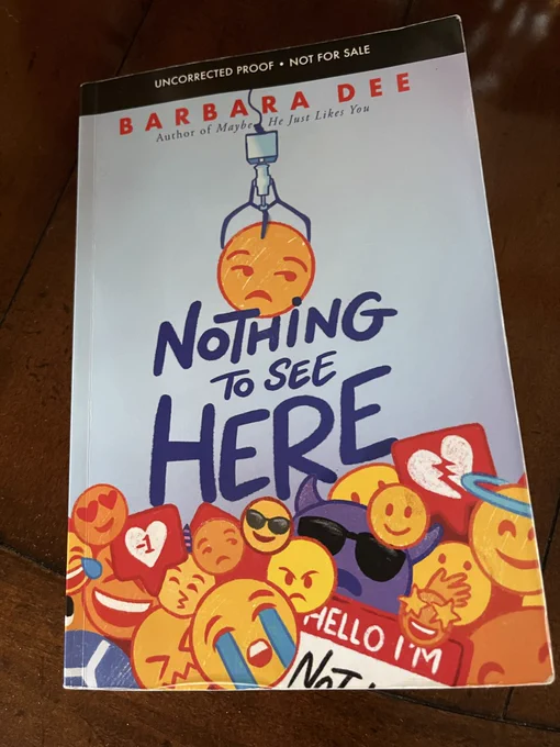 Cover art for Nothing to See Here by Barbara Dee.