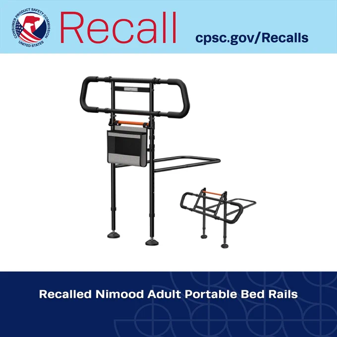Recalled bed rail.