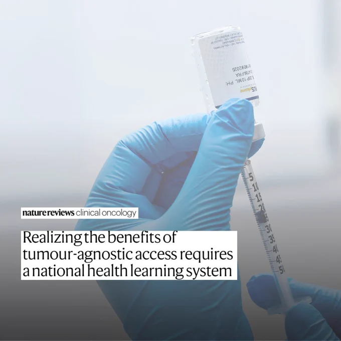 Nature reviews clinical oncology. Realizing the benefits of tumour-agnostic access requires a national health learning system. An injection drug is siphoned out of its container using a needle.