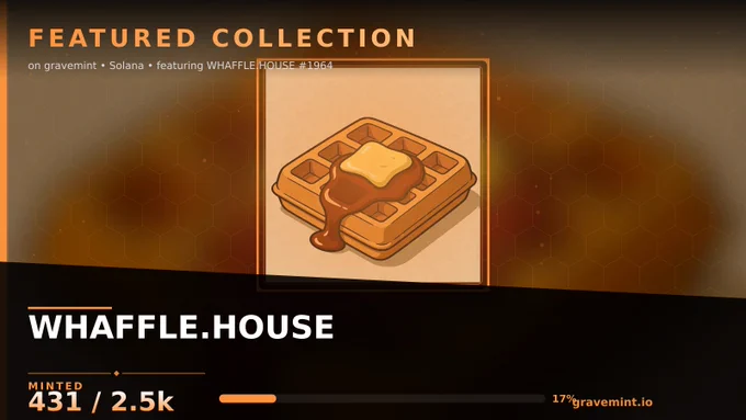 Artwork from WHAFFLE.HOUSE