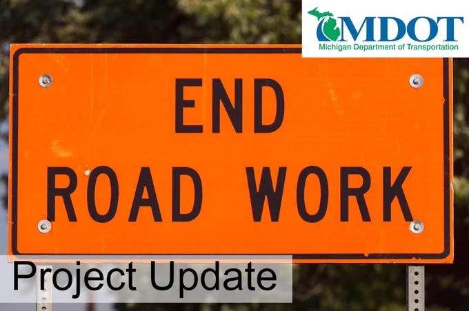 End Road Work sign