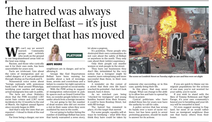 Image is an article by Aoife Moore.