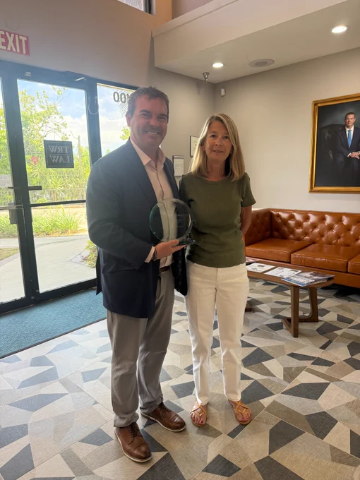 Travis Walker and Pam LaFountain, Hibiscus Executive Assistant