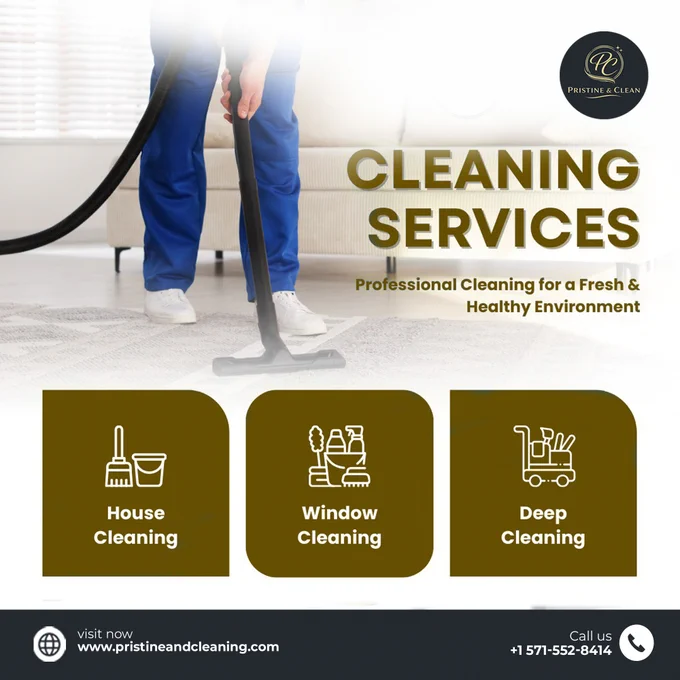 professional cleaning services, house cleaning, window cleaning, deep cleaning, carpet vacuuming, blue uniform cleaner, Pristine and Clean, Charlotte NC cleaning company, residential cleaning, healthy home environment,