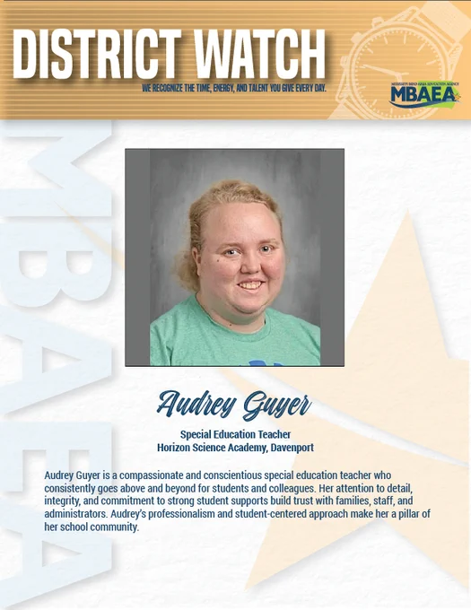 District Watch - Audrey Guyer