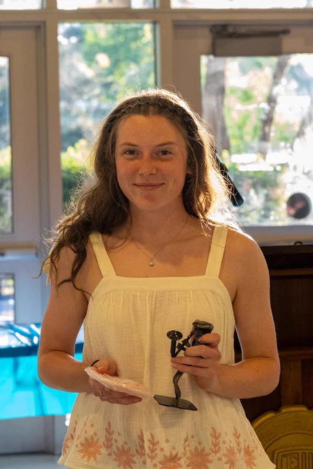 Students with their music awards