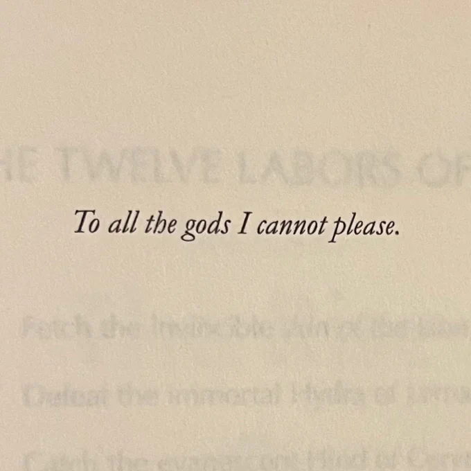 To all the gods I cannot please.