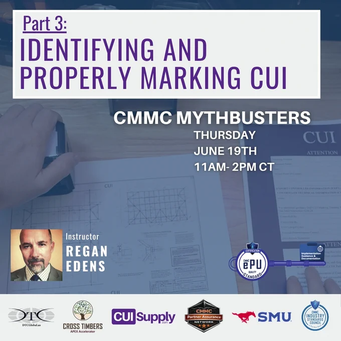 Marking violations are one of the fastest ways to fail a CMMC assessment.
The final Rule tightened banner markings, portion markings, legacy FOUO transitions, and electronic requirements. Beware, most older marking guides are not up to date.