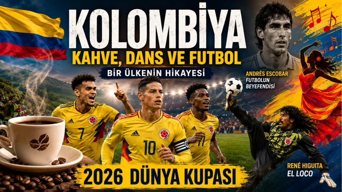 Kolombiya,kahve kokulu sokaklarından salsa ritimleriyle dolu stadyumlarına uzanan futbol tutkusunu Dünya Kupası sahnesine taşıyor. Kolombiya'nın hedefi,futbol dünyasında iz bırakacak bir performans sergileyerek yeni bir başarı hikâyesi yazmak. #colombia #fifa #football #worldcup