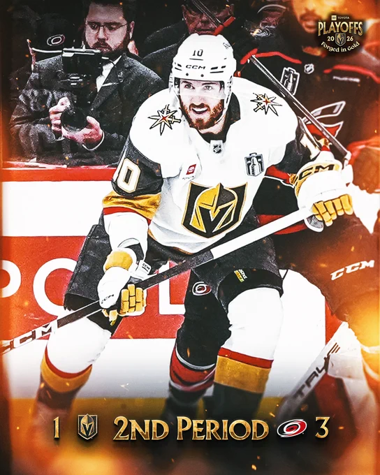 End of 2: CAR 3, VGK 1