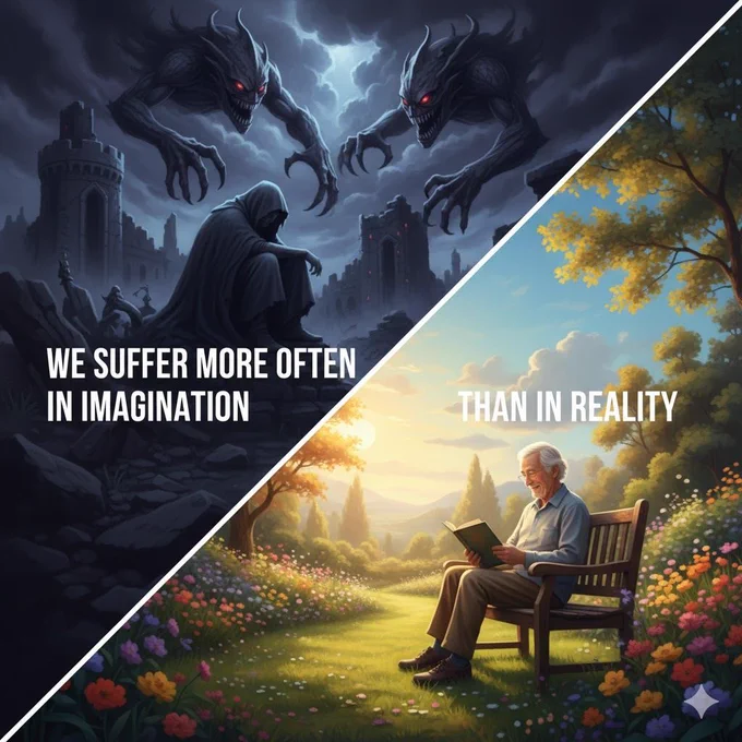We suffer more often in imagination than in reality.
