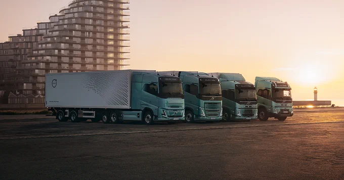 Volvo Launches New Electric Trucks. 