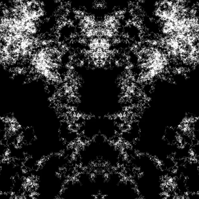 A randomly generated pattern