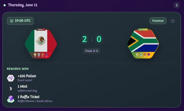 Mexico 2 - 0 South Africa