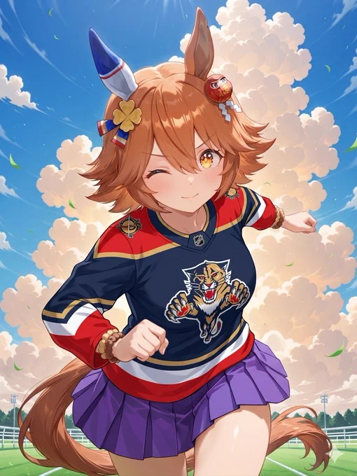 マチカネフクキタル（ウマ娘）×フロリダ・パンサーズ（リヴァースレトロ 1.0）