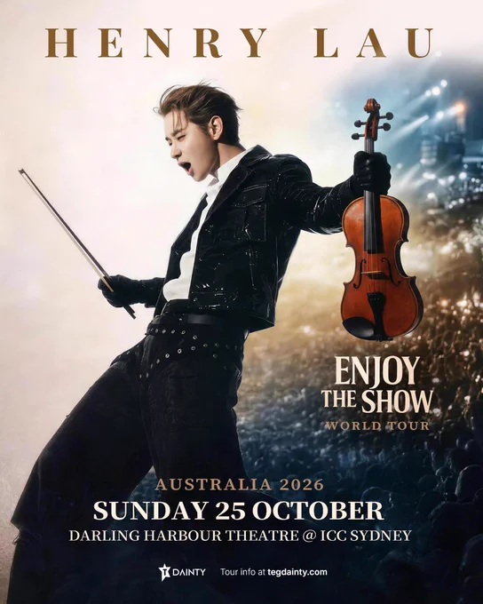 Henry Lau is coming to Darling Harbour Theatre, ICC Sydney on Sunday 25 October!