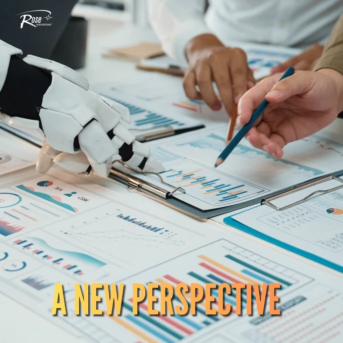 Rose International shares an image that reads “A New Perspective.”