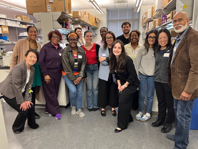 Members of the Pinho and Yamada labs, with community partners and University of Illinois Cancer Center staff.