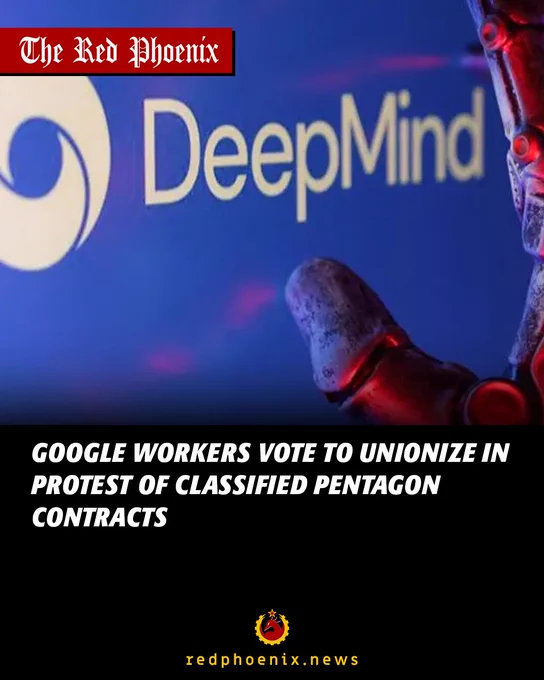 Google workers vote to unionize in protest of classified Pentagon contracts