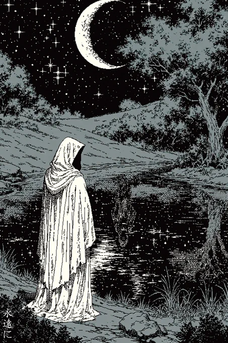 There you are, down below, 
watching above, from the moonlit glow. 

Here we are, forevermore.