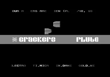 Screenshot of "Greyfell - The Legend of Norman" - Crack: Plutonium Crackers - Published by Starlight Software on Commodore 64 (1987)