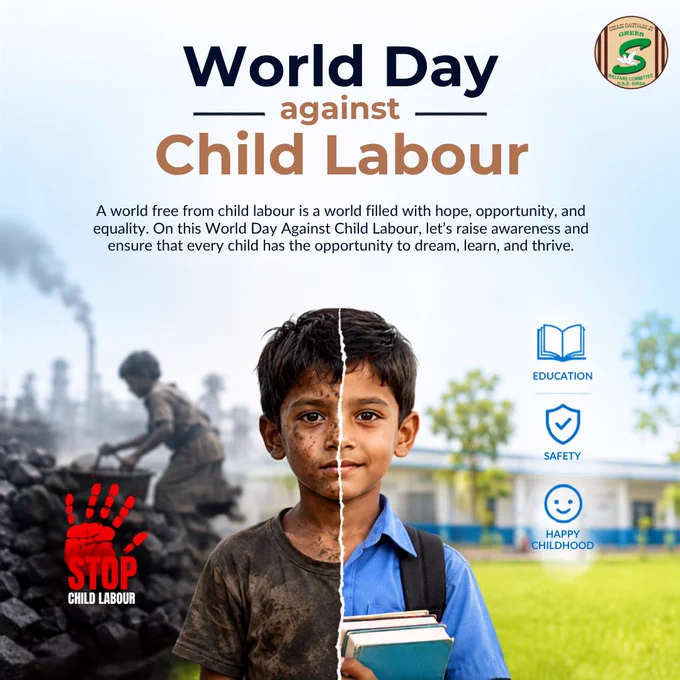 Red Card to Child Labour. 🚫
Green Signal to Education, Dignity, and Opportunity. ✅
#WorldDayAgainstChildLabour




Book Bank, Toy Bank, and Cloth Bank—compassionate initiatives that have changed many young lives, supported their education, and steered them away from child labour.
Let's continue nurturing every underprivileged child, empowering them with opportunities, and helping them turn their dreams into reality, as guided by Saint Dr Gurmeet Ram Rahim Singh Ji Insan.