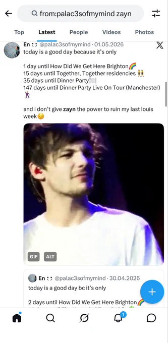 screenshot of one of my “today is a good day because” tweets
this tweet is the first one after i had to take out the countdown for zayn’s show in dublin as it had been cancelled
the sentence that makes people think i’m hating on him is at the bottom “and i don’t give zayn the power to ruin my last louis week”
