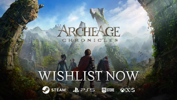 wishlist ArcheAge on STEAM, EPIC, PS and XBOX