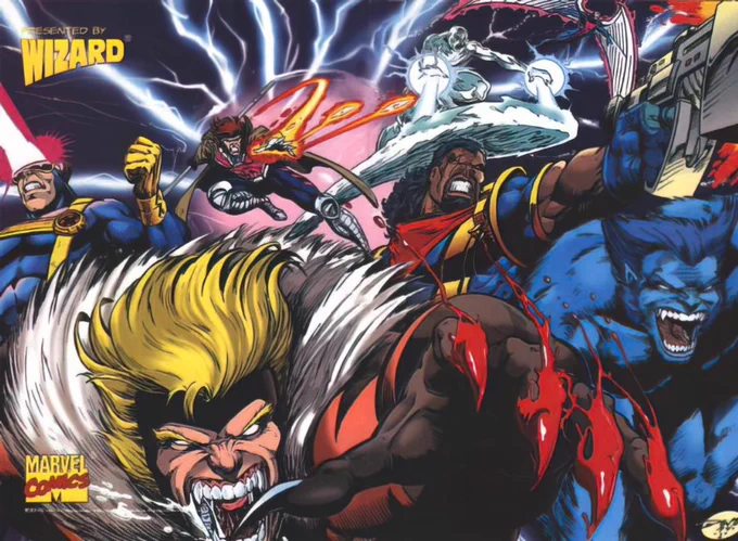 X-Men Wizard Press Poster.