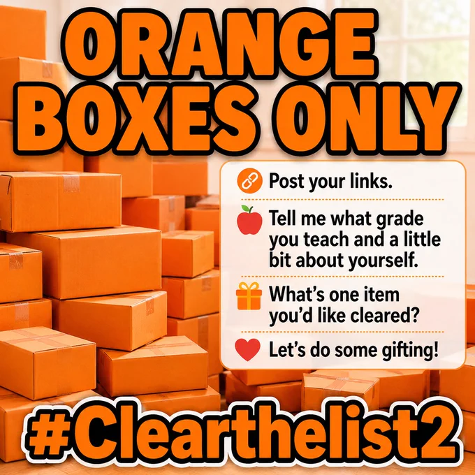 Do you still need support with your
 #clearthelist or @DonorsChoose list?
🌀 Drop your link below! Make sure to follow me and I’ll retweet 👇

🌀 Retweet this post and any others in the thread ❤️

🌀 Please also RT my pinned post — it helps teachers reward their students with free, unlimited classroom rewards! 🎁🔥

💬 Comment if you want more details!
