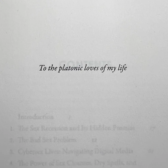 To the platonic loves of my life