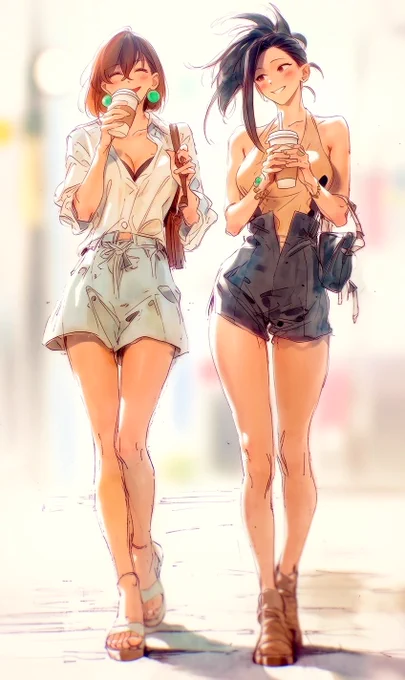 SFW illustration. Made with Nijijourney