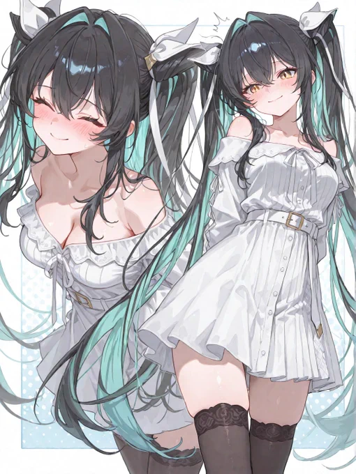A anime-style character wearing traditional and elegant outfit, standing in a serene outdoor setting. No sensitive or explicit content.
SFW illustration.