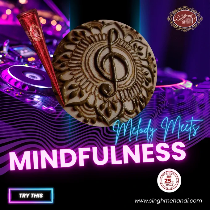 Melody Meets Mindfulness

Music calms the mind, and yoga centers the soul. Together, they create a rhythm of balance, focus, and inner peace. This music-inspired mehndi design celebrates the harmony between creative expression and mindful living.

Just as every yoga pose flows with breath, every musical note flows with emotion. Let your art reflect your rhythm and your spirit move in tune with positivity. 

#singhsatrangmehandi #bestmehandicone #singh #singhbansuri #satrang #singhdecorative #SinghMehndiCone #MusicAndYoga #WorldMusicDay #InternationalYogaDay #MindfulMelodies #DivineHarmony #YogaAndMusic #InnerHarmony #HealingThroughArt #MusicInspiredMehndi #TrebleClefMehndi #MusicNoteMehndi #CreativeMehndi #ArtisticMehndi #MinimalMehndi #ModernMehndiDesign #AestheticMehndi #StylishMehndiDesign #SimpleMehndiDesign #HennaArt #HennaDesign #MehndiDesign #MehndiInspiration #MehandiDesign