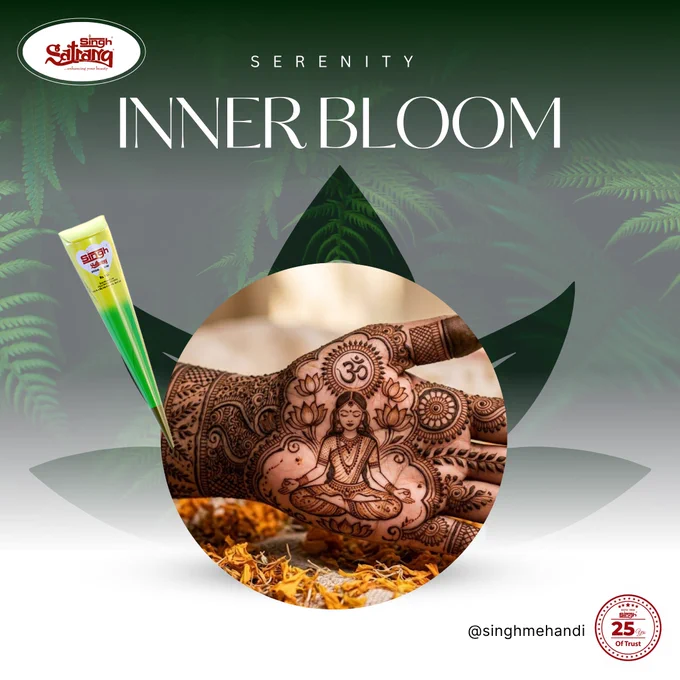🧘 Serenity & Inner Bloom🌿

Amid the noise of everyday life, find your center and let your spirit bloom. Inspired by yoga, mindfulness, and the beauty of traditional mehndi art, this design reflects balance, calm, and self-discovery.

Every pattern tells a story of peace, every detail symbolizes harmony, and every moment of stillness nurtures inner growth. 🌸✨

#singhsatrangmehandi #bestmehandicone #singh #singhbansuri #satrang #singhdecorative #SinghMehndiCone #InternationalYogaDay #YogaMehndi #YogaInspiredMehndi #MeditationMehndi #OmMehndiDesign #LotusMehndi #SpiritualMehndi #MindfulLiving #InnerPeace #YogaLifestyle #WellnessJourney #TraditionalMehndi #ArabicMehndi #SimpleMehndiDesign #StylishMehndiDesign #AestheticMehndi #ModernMehndiDesign #BridalMehndi #HennaArt #HennaDesign #MehndiDesign #MehndiInspiration #MehandiDesign