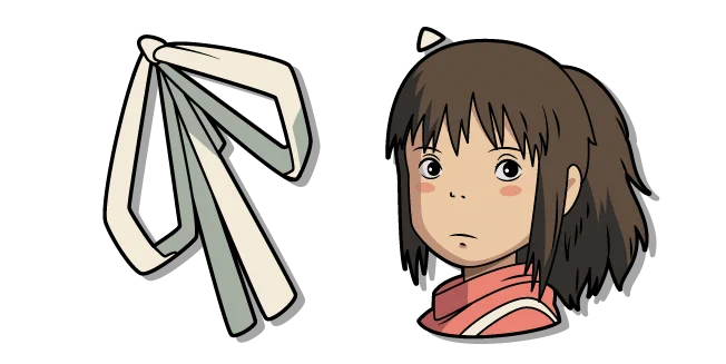 Spirited Away Chihiro Ogino and a Strap Cursor