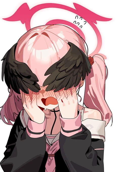 Shy expression Shimoe Koharu fanarts