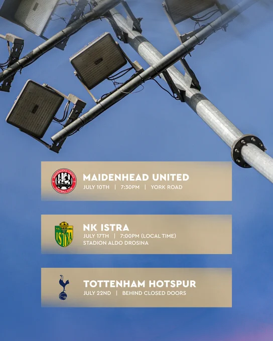 MK Dons 26/27 Pre-season fixtures.