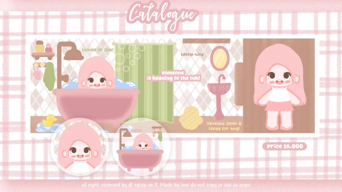 code : C
free retext
layout x only : 16.000
layout wabis only : 17.000
layout x   chibi png (chibi latar kosong): 22.000
bundle layout x   layout wabis : 27.000
bundle layout x   layout wabis   chibi png : 31.000