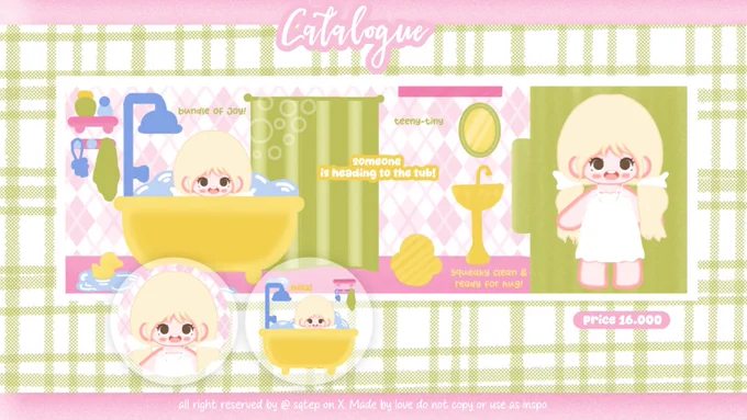code : D
free retext
layout x only : 16.000
layout wabis only : 17.000
layout x   chibi png (chibi latar kosong): 22.000
bundle layout x   layout wabis : 27.000
bundle layout x   layout wabis   chibi png : 31.000