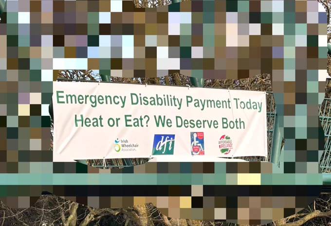 Image of our banner Heat or eat on the bridge in Fairview.