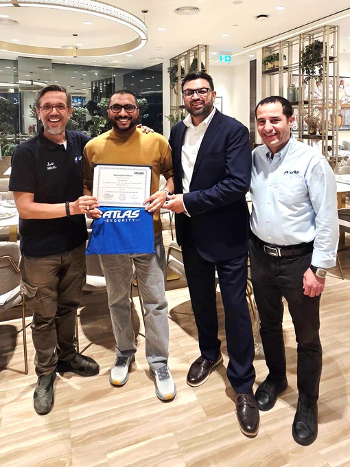 ATLAS Security Solutions Celebrating, Success at ISNR Abu Dhabi 2026

Following ATLAS GROUP successful participation at ISNR Abu Dhabi 2026, our team came together for a special celebration dinner to recognize our achievements, milestones, and collective efforts throughout the event.

The evening provided an opportunity to reflect on our successes, strengthen professional connections, and enjoy a memorable dining experience in great company.

Thank you to everyone who contributed to making this journey a success.

Dinner at Al safadi, Al Qana, Abu Dhabi
