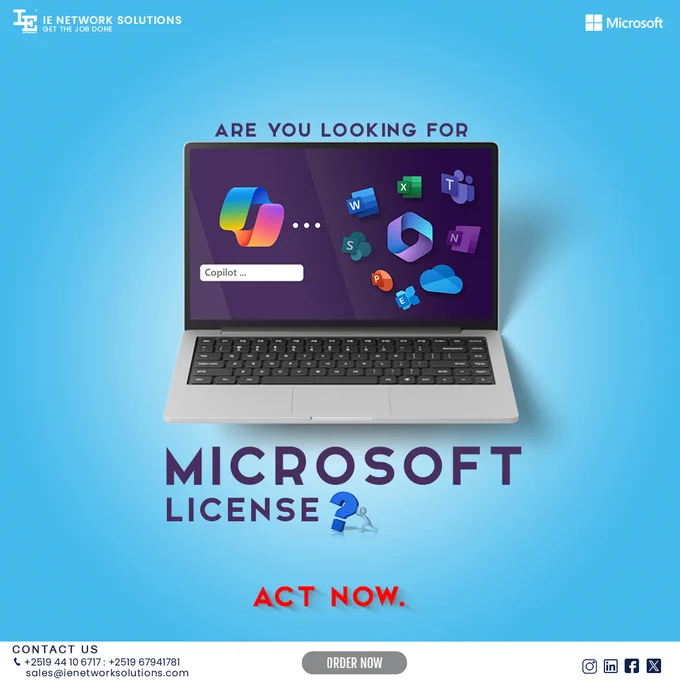 
Microsoft Licensing Ecosystem: Delivered by Experts You Can Trust.

Microsoft Licensing Ecosystem is the backbone of professional communication for businesses worldwide, and IE Networks has been the trusted partner behind some of the biggest names in the game. From initial licensing to full deployment and compliance management, we handle every step of the process with precision and expertise. Our clients don't just get a license; they get peace of mind knowing their infrastructure is in the right hands. We've done it before, at scale, for clients who demand the best. 

Contact us today, and let's build the right Microsoft Licensing Ecosystem solution for your business.

📞  2519 44 10 6717 |  2519 67941781
📧 sales@ienetworksolutions.com 

 #ienetworks #microsoftlicensing  #MicrosoftLicense #ecosytem   #itsolutionsforbusinesses  #BusinessCommunication  #emailsolutions  #microsoftpartner  #cloudservices  #EnterpriseTechnology  #ITSupport 

