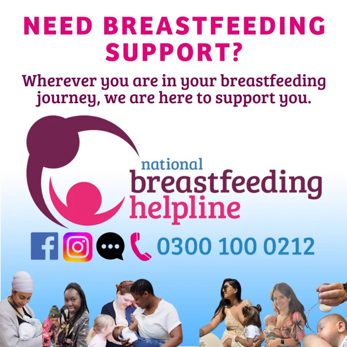 The National Breastfeeding Helpline. Need breastfeeding support call 0300 100 0212.
