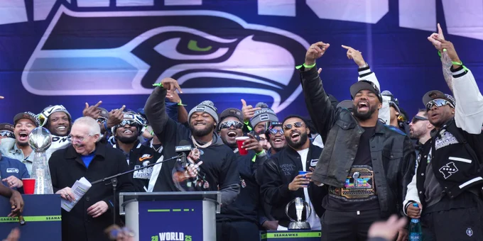 WATCH: Seahawks players react to their brand new Super Bowl LX rings!