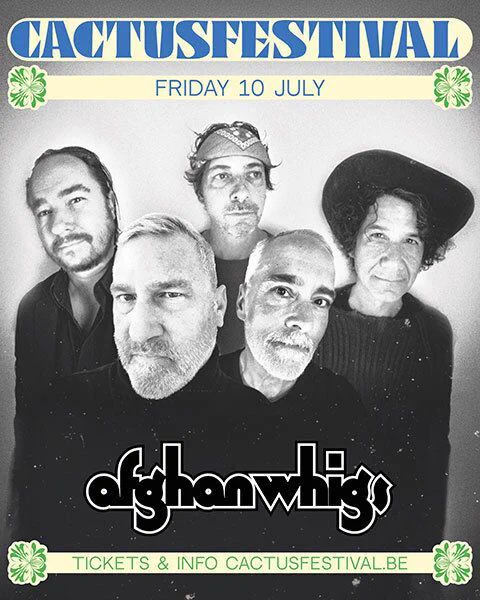 The return of The Afghan Whigs to Cactus Music Festival in Belgium does not behave like a typical announcement. It feels like the atmosphere itself just shifted.